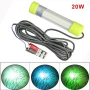 RGB LED Fish Attracting Lure Submersible Underwater Fishing Lights